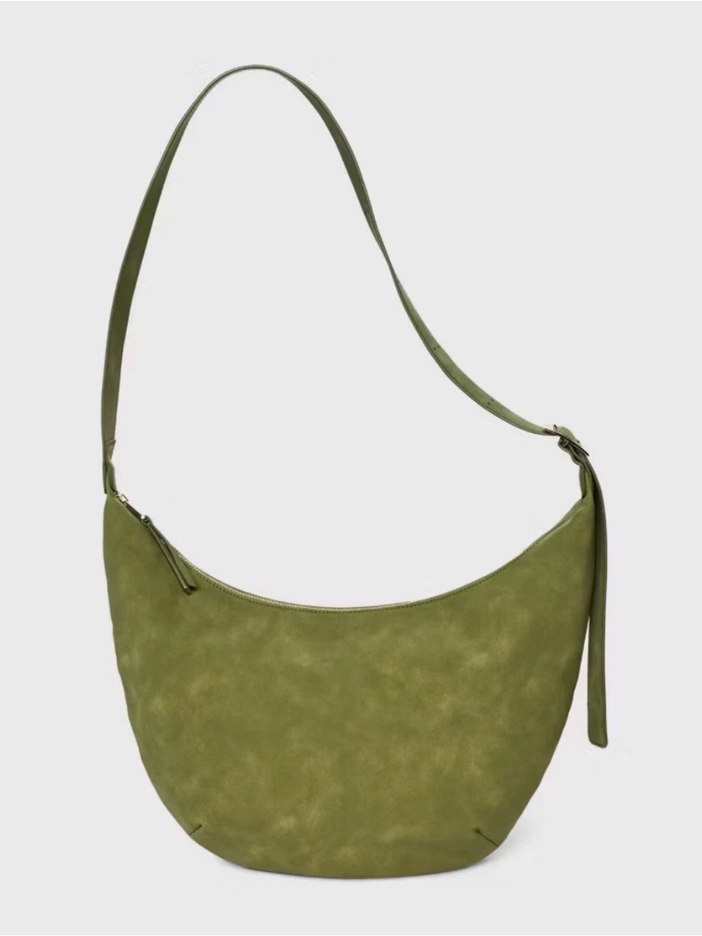 Universal Thread Olive Green Slouchy Crescent Sling Handbag